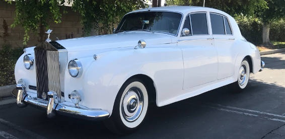 exterior view 1956 rolls royce limo