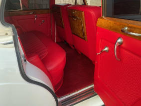 inside view 1 of 1956 Rolls with red interior